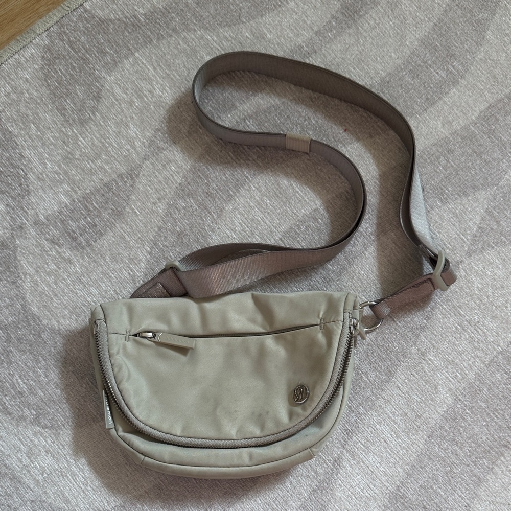 lululemon athletica Taupe Crossbody Bag